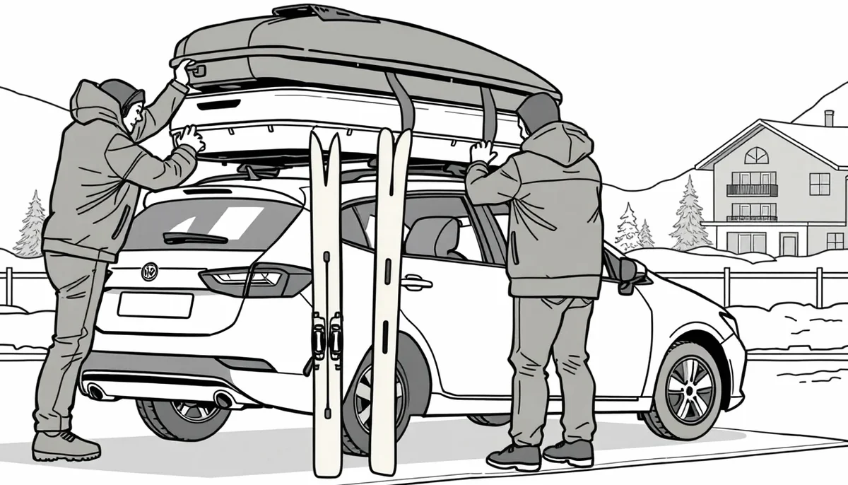 Pohľad na uzamknuté auto parkujúce na sídlisku v nočných hodinách