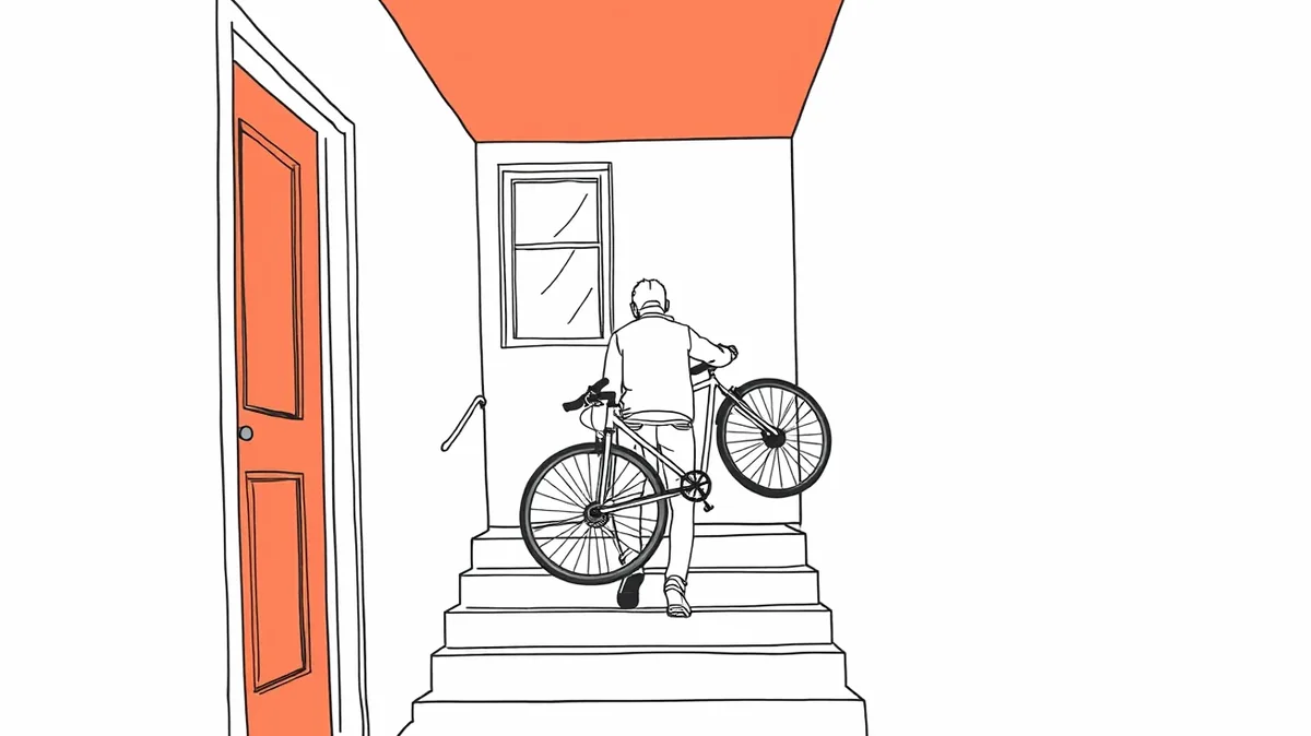 Detail uchytenia batérie na ráme elektrobicykla s mechanickým zámkom