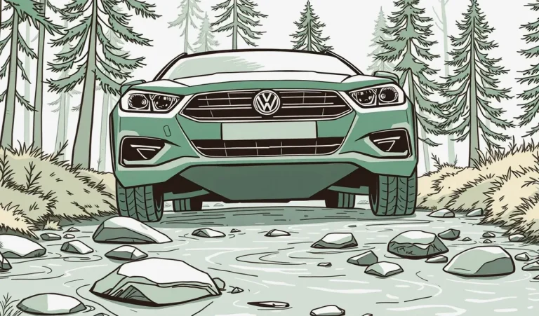 Moderné SUV prechádza po nerovnej poľnej ceste plnej blata a výmoľov