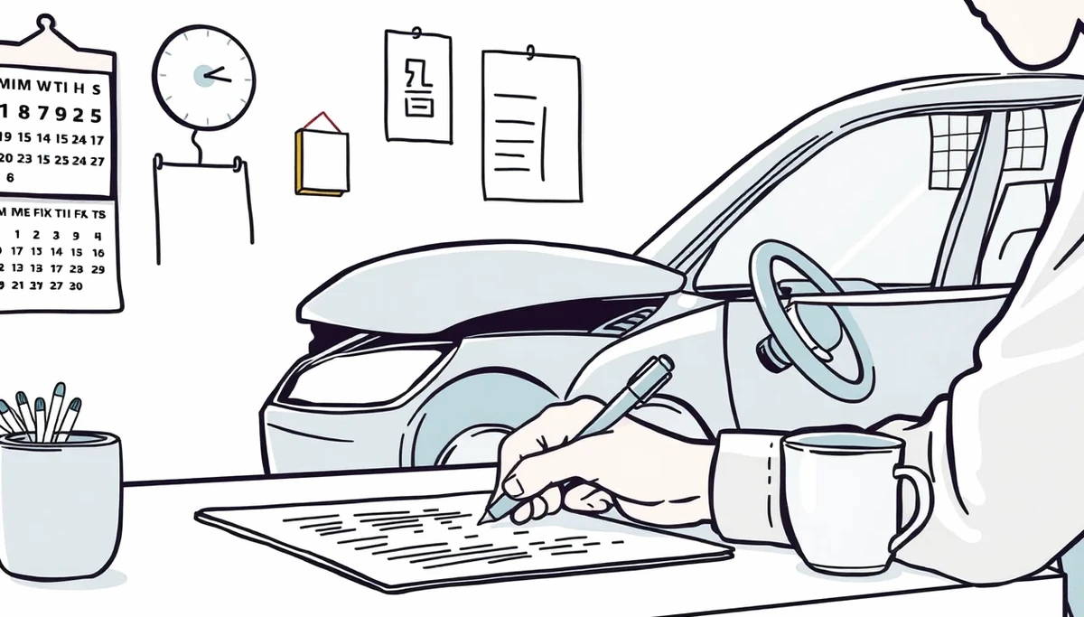 Moderné vozidlo pristavené v prijímacom priestore zmluvného autoservisu