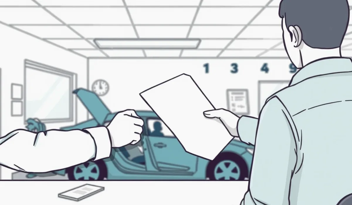 Obrazovka počítača zobrazujúca prebiehajúcu elektronickú aukciu poškodeného automobilu