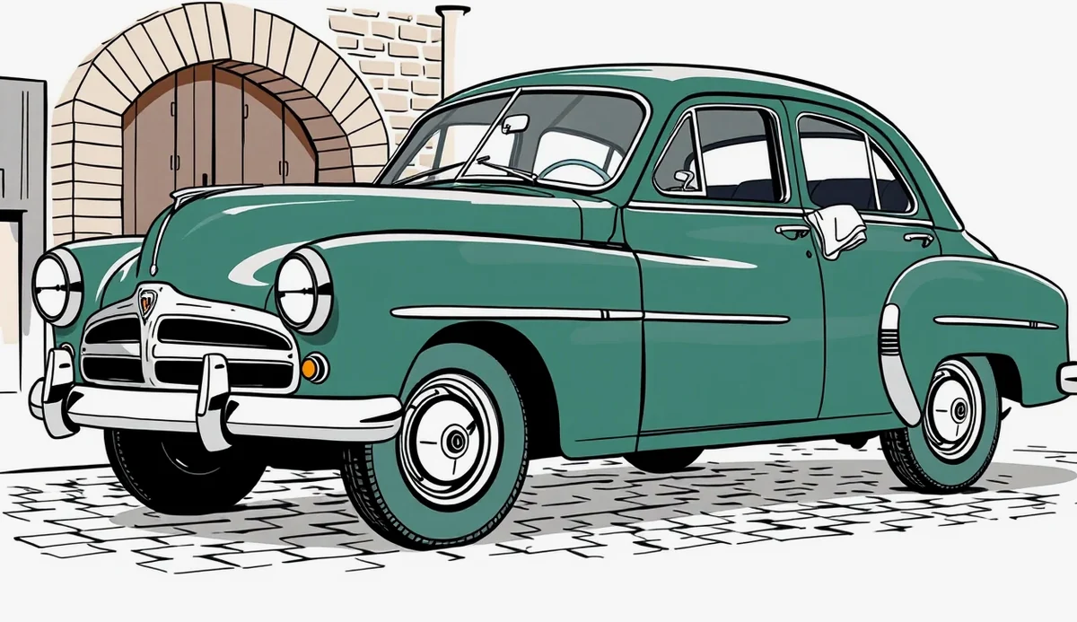 Pohľad na masívny vzduchom chladený osemvalcový motor nákladného auta Tatra
