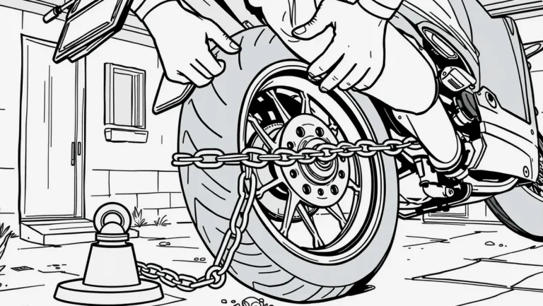 Zaparkovaný cestovný motocykel s batožinovými kuframi pred horským priesmykom