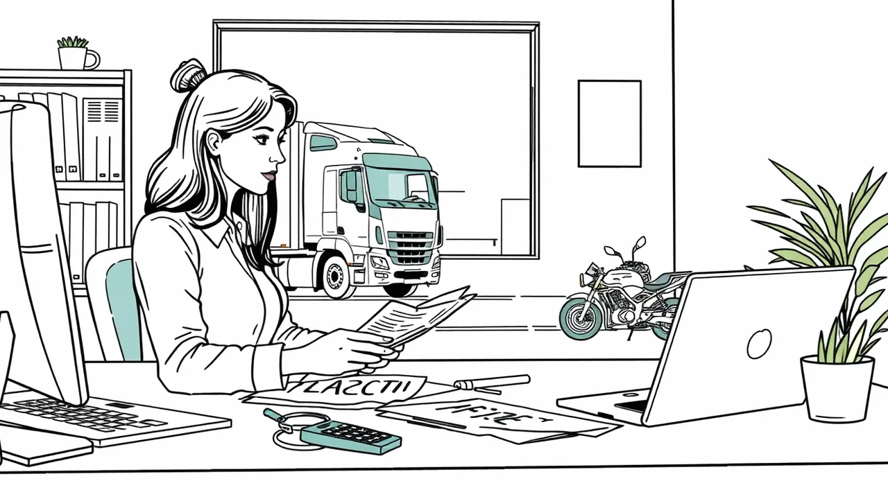 Nákladné auto kategórie N3 odstavené pri nakladacej rampe logistického centra