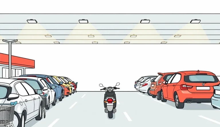 Osobné auto poškodené nárazom do vjazdovej rampy parkoviska