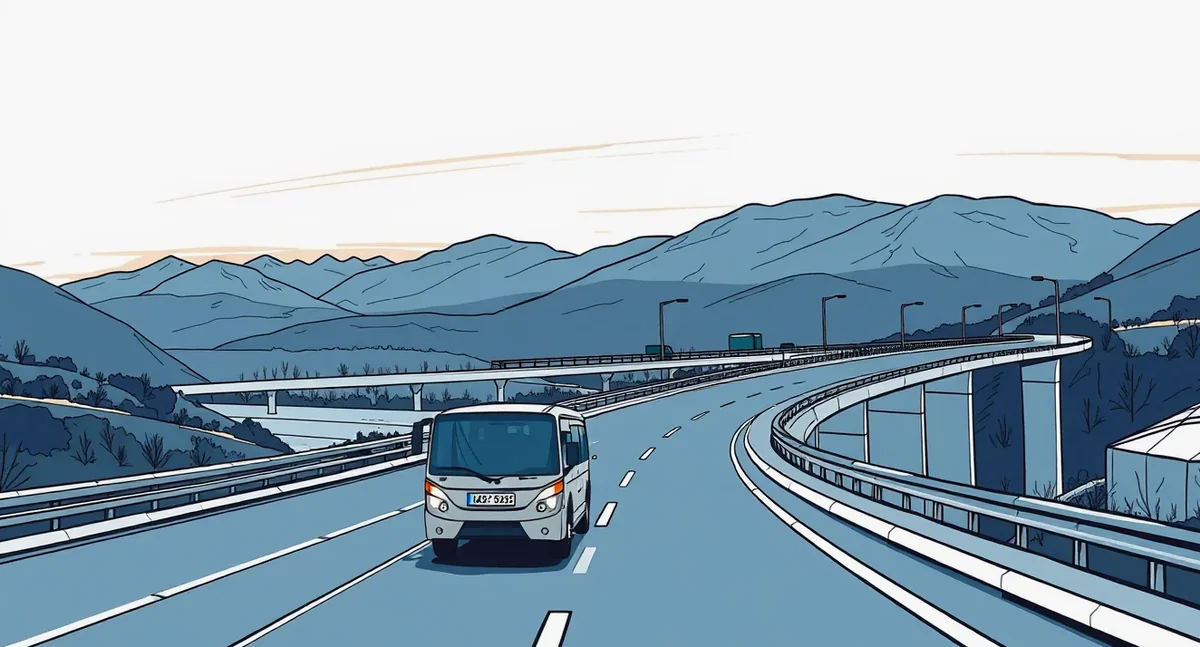 Interiér diaľkového autobusu s bezpečnostnými pásmi a sedadlami