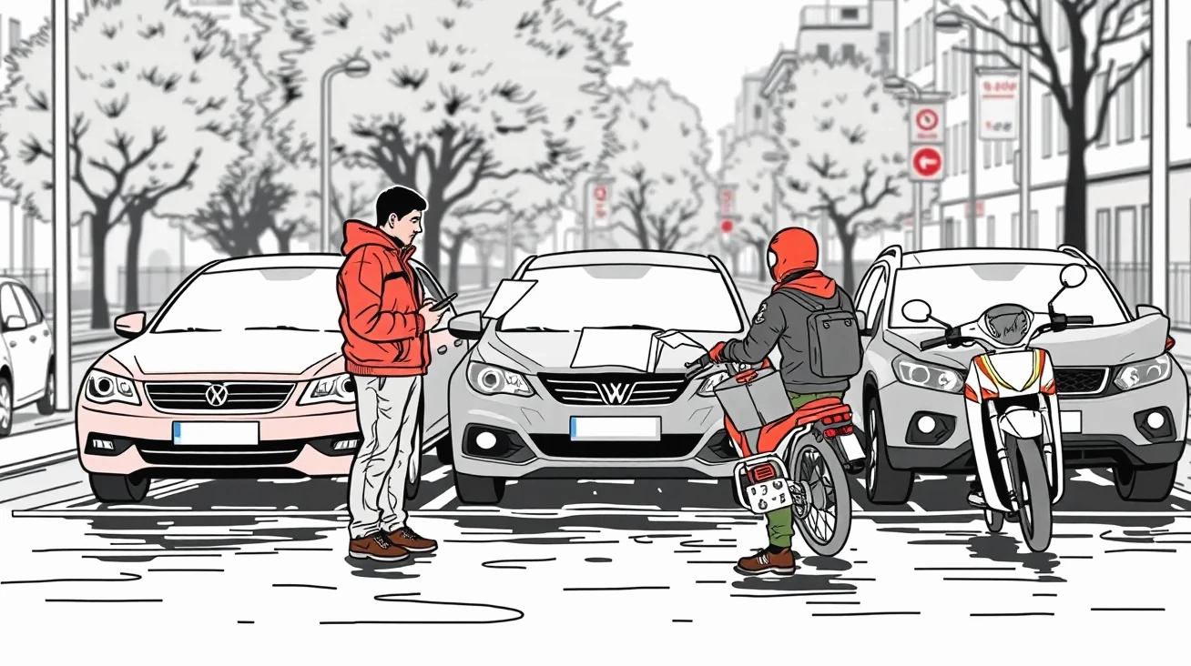 Pohľad na palubnú dosku auta s detailom na digitálne počítadlo najazdených kilometrov