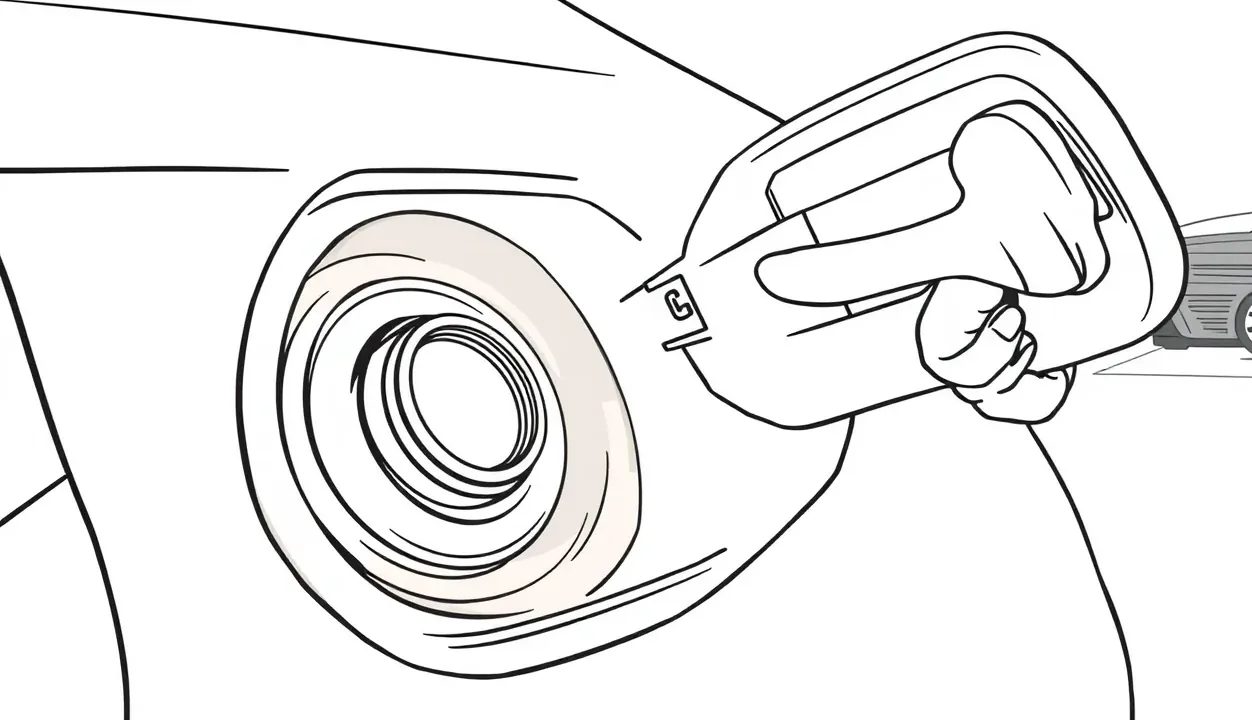 Mechanik v autoservise kontroluje palivový filter a motor vozidla