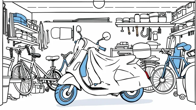 Starší moped Babetta odstavený pri rodinnom dome pred jazdou