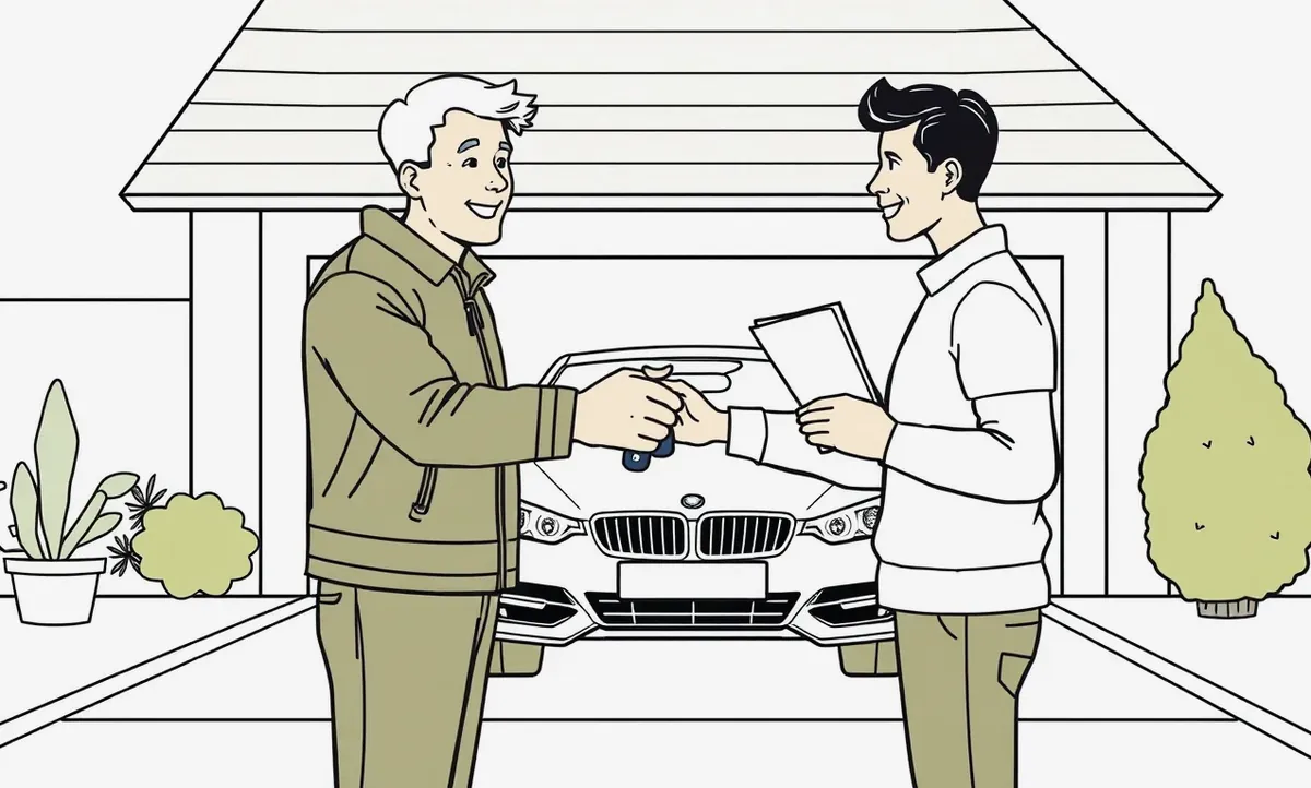 Detail interiéru a palubnej dosky staršieho osobného automobilu Daewoo