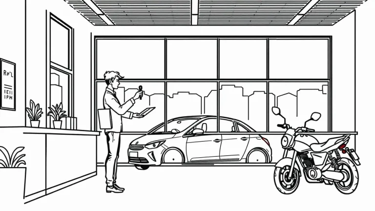 Manažér autopožičovne odovzdáva kľúče od prenajatého vozidla zákazníkovi