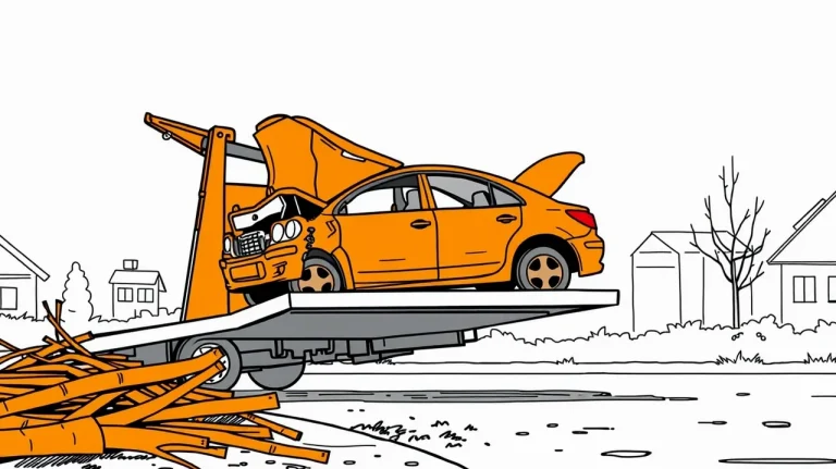 Hasiči odstraňujú spadnutý kmeň stromu z kapoty osobného automobilu