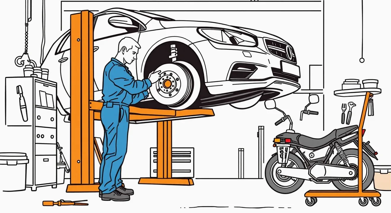 Likvidátor poisťovne kontroluje servisné záznamy a dokumentáciu poškodeného automobilu