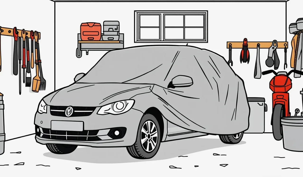 Kontrola VIN čísla a technického stavu odstaveného automobilu políciou