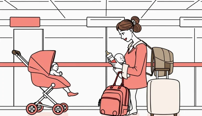 Pracovník letiskovej bezpečnostnej kontroly kontroluje plastové vrecko s kozmetikou