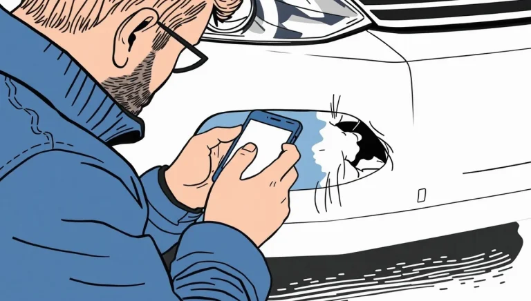 Automechanik kontroluje poškodené rozvody a elektroinštaláciu motora poškodenú hlodavcom